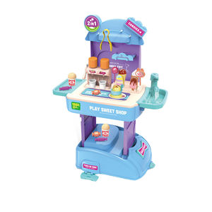 Jeu de rôle préscolaire, maison de jeu éducative, bureau médical, sac de médecin, série de jouets de supermarché, bonbons, maquillage - Product Image 4