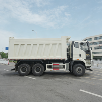 Camion benne basculante FAW 6x4 d'origine, 371 CV, poids lourd, 10 roues, pour le transport de sable et de gravier sur les chantiers de construction et dans les mines