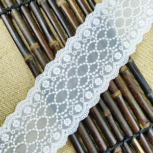 9,3 CM Yumuşak Çiçek Desenli Naylon/Pamuk Tül Dantel Süsleme Kız Çocuk Elbisesi İçin - Product Image 1