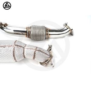 ท่อแคทดาวน์ไพพ์ CSZ สำหรับ <span class=keywords><strong>Honda</strong></span> <span class=keywords><strong>Civic</strong></span> X Type R <span class=keywords><strong>FK8</strong></span> 2.0T ท่อไอเสียสมรรถนะสูงแบบไหลเวียนสูง พร้อมแผ่นกันความร้อน - Product Image 4