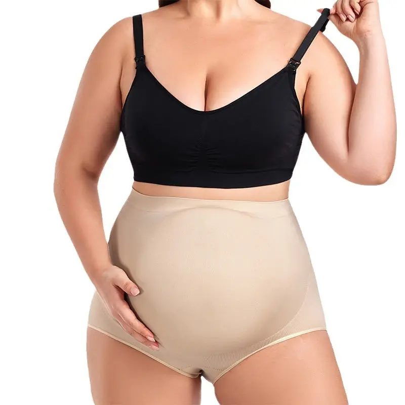 Sutiã de enfermagem plus size sem costura para mulheres grávidas, sutiã ajustável frontal sem costura, roupa íntima