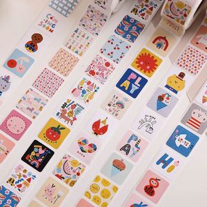 Autocollants circulaires adhésifs en gros, 500 étiquettes de Noël « Merci » pour la décoration intérieure - Product Image 4