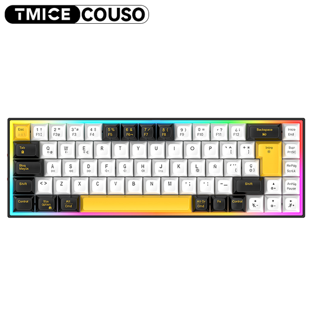 Professional Rapid Trigger Magnetic Switch Mechanical Keyboard PBT Keycap Wired 65% RGB 68 Keys Creamy Switch Gaming Keyboards