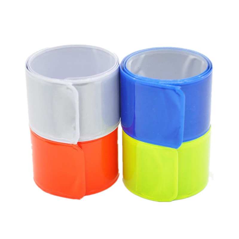 Светоотражающие Полоски чехол для телефона на руку браслет с ремешком на лодыжке, безопасность отражатель ленты ремень для ночного для прогулок и бега; Езда на велосипеде шорты для женщин