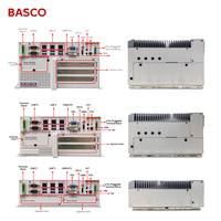 Mini PC industriel I3 I5 I7, interface I/O extensible, boîtier Mini ITX sans ventilateur, LAN, COM, PCIe, LVDS, Can Bus, emplacements pour cartes, mini ordinateur