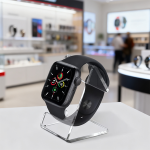 Espositore Personalizzato Moderno in Acrilico Trasparente per Smartwatch e Orologi da Polso per Negozi - Product Image 1