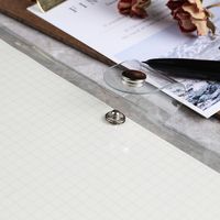Carnet de notes personnalisé à 6 anneaux A4 A5 A6, couverture rigide en tissu PVC souple transparent, pour planification et prise de notes
