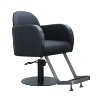 Chaise de coiffeur/salon/barbier multifonctionnelle luxueuse et tendance avec fonctions de levage et de rotation pour les services de coupe de cheveux, de permanente et de coloration