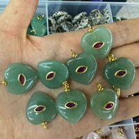 Perles de charme en turquoise naturelle pour la fabrication de bijoux DIY, pendentifs en pierre naturelle pour colliers, vente en gros