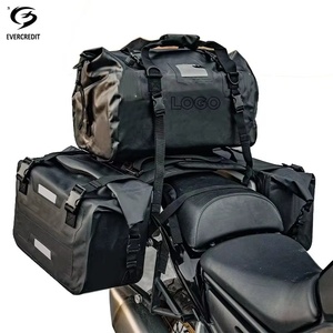 Sacoche latérale de moto imperméable et tendance pour les voyages longue distance, sacoche de vélo, pochette pour casque de motard, équipement de siège arrière - Product Image 4