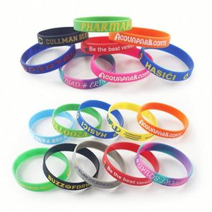 สายรัดข้อมือยางซิลิโคนแบบนูนลายโลโก้ตามสั่ง สำหรับงานอีเว้นท์ - Product Image 5