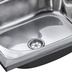 Wastafel Dapur Stainless Steel Profesional Terintegrasi dengan Drainer, Harga Pabrik - Product Image 5