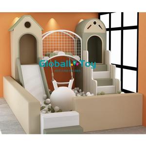 Di alta qualità al coperto parco <span class=keywords><strong>giochi</strong></span> per bambini Set bambino <span class=keywords><strong>Area</strong></span> <span class=keywords><strong>giochi</strong></span> piccolo parco <span class=keywords><strong>giochi</strong></span> morbido con scivolo per i bambini giocare - Product Image 4