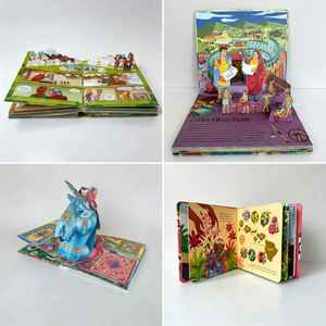 <span class=keywords><strong>Meilleures</strong></span> ventes : Livres 3D interactifs personnalisés en matériaux recyclés pour la maternelle et les tout-petits, découpés à la forme, avec rabats et couleurs personnalisables - Product Image 5