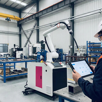 Robot de Soldadura Colaborativo con Pantalla Táctil, Fácil Configuración de Parámetros de Soldadura, Software de Soldadura Inteligente