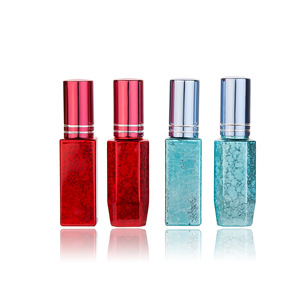 Flacon vaporisateur UV craquelé 7ml 10ml et flacon roll-on pour huiles essentielles avec capuchon en alliage – Emballage cosmétique rechargeable - Product Image 2