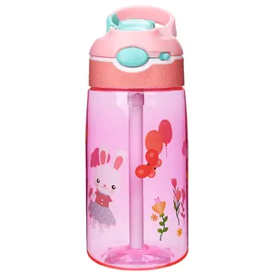 Aohea BPA Free Tritan Clear Water Bottle Sport Plastic Bottles Kids Plastic Water Bottle