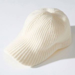 Casquette de baseball unisexe en laine mérinos, nouvelle collection automne-hiver 2025, en laine tricotée pour l'extérieur - Product Image 5