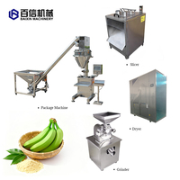 Best Verkopende Kruidenpoedermachine Prijs Bananenchips Poeder Productielijn Bananenmeel Machine