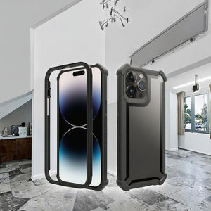 2025 antichoc Transparent TPU PC téléphone couverture arrière pour <span class=keywords><strong>iPhone</strong></span> étui de téléphone portable pour 15 Pro Max 11 12 13 14 Plus - Product Image 2