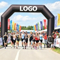 Arche gonflable imperméable pour festivals, arche d'entrée pour festivals, pour la publicité et la promotion de marques d'événements