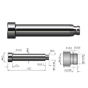 Fabricante personalizado Sprue Extractor Pins Piezas de molde de inyección de alta precisión con servicios OEM/ODM - Product Image 1