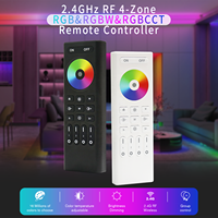 Télécommande RF 8 zones 30m 150m pour le contrôle des spots LED monochromes/CCT/RGB/RGBW/RGBCCT
