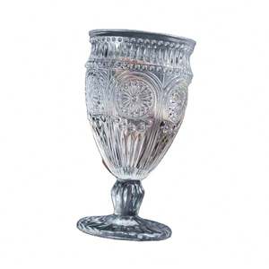 Wholesale Factory Creative Design Home Luxury Drinking Glassware Gold Handmade Transparent Wine <b>Glass</b> <b>Goblet</b> Cup 160ml/280ml - Product Image 1