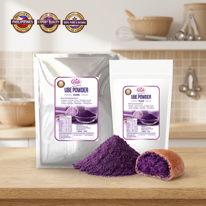 Poudre d'Ube 100% pure Elufa - Finement moulue, 1 kg, emballage en feuille - Product Image 2