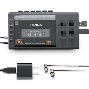 Reproductor de Casetes Portátil Retro con Radio AM/FM, USB y Tarjeta SD, de Buena Calidad, Venta al Por Mayor de Fábrica - Product Image 1
