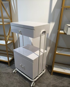 <span class=keywords><strong>Chariot</strong></span> de beauté multifonctionnel moderne à 4 roues en acier inoxydable, <span class=keywords><strong>chariot</strong></span> de rangement pour barbier avec tiroirs, armoire mobile pour salon - Product Image 1