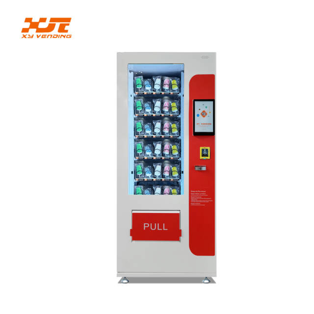 XY Imported Compressor Slim Frozen Food Ice Cream Vending Machine with 1 Year Guarantee