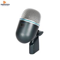 Kit de microphones de batterie dynamiques filaires cardioïdes professionnels PMK-7B 7 pièces en métal pour instruments de musique, studio et scène
