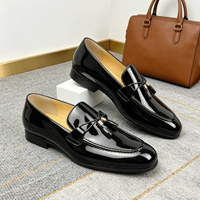 Luxuriöse Klassische Lackleder-Quastenloafer Hochglänzende Formelle Business-Schuhe für Hochzeit Geschäftliche Freizeitschuhe Herrenschuhe