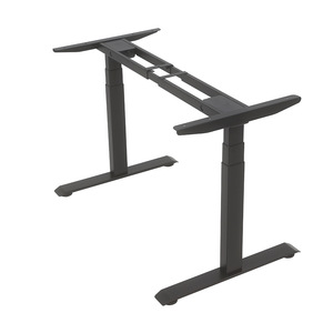 Height Adjustable Computer Desk Metal Frame Dual Motor Quick Assembly Home <b>Office</b> Use 65-125cm Lift Range CE Certified - Product Image 5