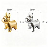 Tirelire en céramique en forme de chien, tirelire chiot, vente en gros
