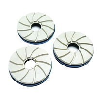 Disque de polissage diamanté JDK, disque à chanfreiner, disque de polissage de bord, disques abrasifs 125 mm, tampon de polissage humide pour sols
