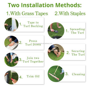 Hanwei Bán Chạy nhất chất lượng cao 40mm cỏ nhân tạo Turf CuộN thực tế trang trí đám cưới và hầu hết bán - Product Image 6