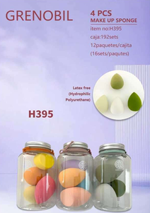 Set di Spugne per il Viso, Confezione da 4 x 192 Pezzi, Bottiglia Dritta per Spugne Trucco, Combo Pack da 4 Pezzi - Product Image 3