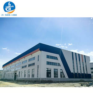 조립식 상업용 철골 구조물 작업장 창고 사무실 건물 경량 철골 구조 - Product Image 3