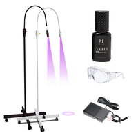 Lampu UV 5W 10W Grosir untuk Ekstensi Bulu Mata Profesional, Lampu Pengeras Lem LED, Peralatan Salon