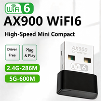 Adaptador WiFi 6 de Doble Banda AX900, Dongle USB WiFi, Tarjetas de Red Inalámbricas de 2.4G y 5GHz de Alta Velocidad, Compatible con Win 10/11