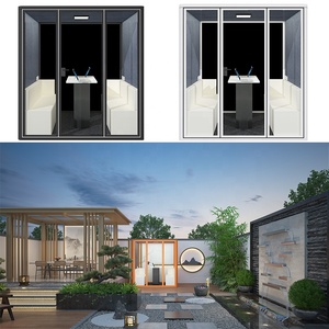 Với Bàn Sofa Di Động Sân Bay Cách Âm Làm Việc Riêng Trạm Điện Thoại Gian Hàng Phòng Họp Văn Phòng Vỏ - Product Image 2