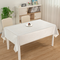 Nappe de table beige de luxe RNPT Platinum, nappe de table imprimée pour restaurant, nappe carrée en PVC anti-rayures, résistante à la décoloration