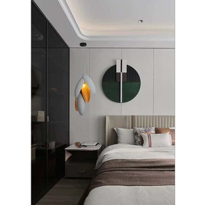 Italian Style Oval Pendant Light E27 LED Switch Control For Villa Bedroom Interior Design - Product Image 4