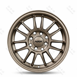 ล้อแม็กซ์ NJQS อะไหล่รถยนต์ ขอบลึก <span class=keywords><strong>15x7</strong></span> 17x8 18x8.5  5 รู 4 รู ขายส่งราคาถูก ล้ออัลลอยด์ลายหลายก้าน สีไฮเปอร์แบล็ค 20 มม. - Product Image 2