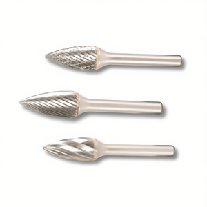 Fresa Rotativa de Carburo Sólido Ttake Ab8600 Flame de 9.6 mm x 19 mm para Grabado en Metal y Madera - Product Image 2