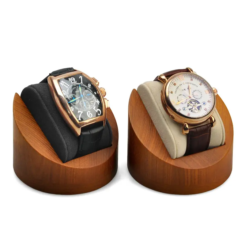 WYGICOO Custom Luxury Jewelry Organizer Photography Props Wooden Watch Display Stand Holder