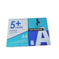 Impresora multiusos de doble copia, papel de tamaño A4, 80 Gsm, carta legal personalizada/papel de oficina, papel A4 bond blanco