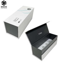 Scatola di Carta Riciclata a Forma di Libro con Coperchio Magnetico Goffrato, Personalizzabile, Pieghevole, Fatta a Mano, Confezione in Carta Riciclabile Nera o Colorata con Dettagli Dorati